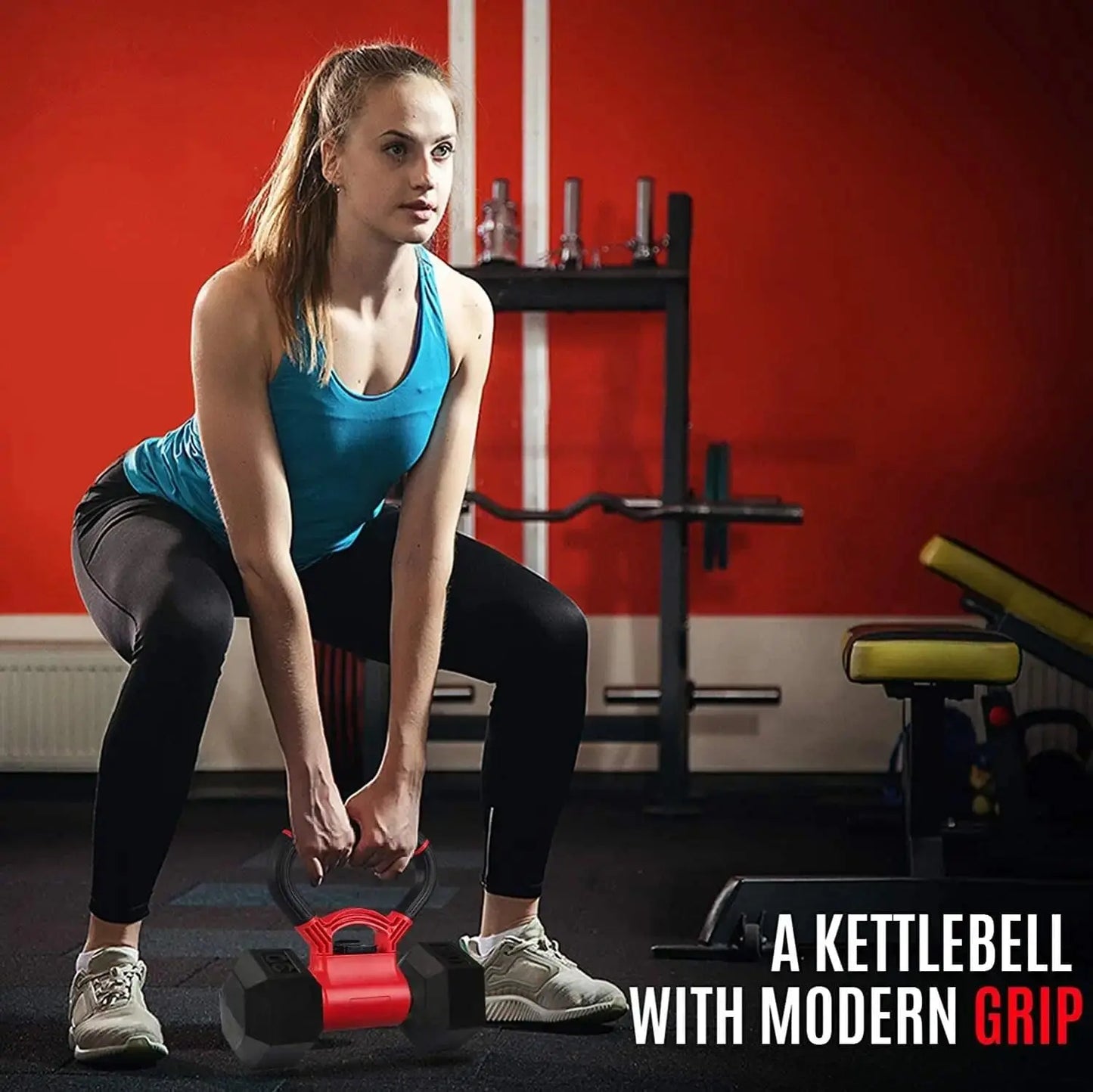 Kettlebell Dumbbell-Kettlebell Handvat | CrossFit | Fitness | Bizon Fit Bizon Fit